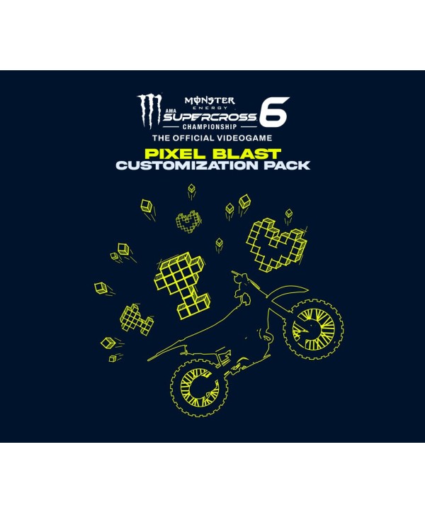 Monster Energy Supercross 6 - Pixel Blast Customization Pack DLC PS4 PlayStation 4 Key EUROPE